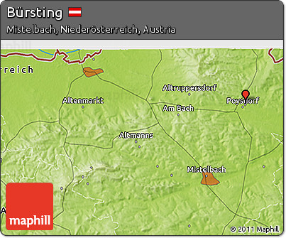 Physical 3D Map of Bürsting