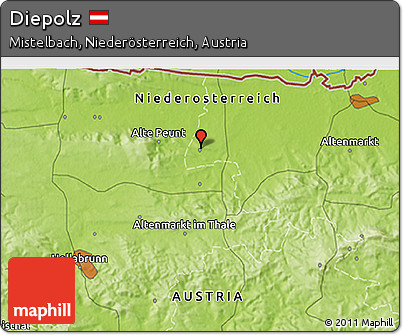 Physical 3D Map of Diepolz