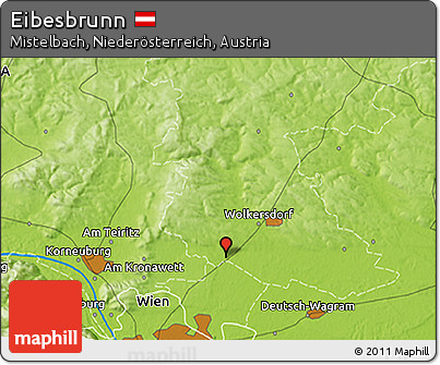 Physical 3D Map of Eibesbrunn