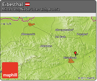 Physical 3D Map of Eibesthal