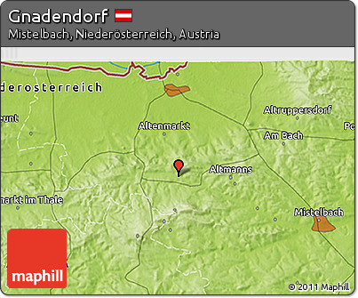 Physical 3D Map of Gnadendorf