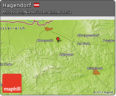 Physical 3D Map of Hagendorf
