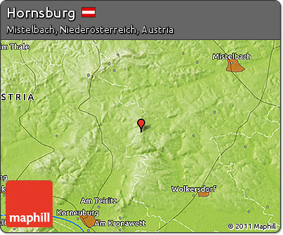 Physical 3D Map of Hornsburg