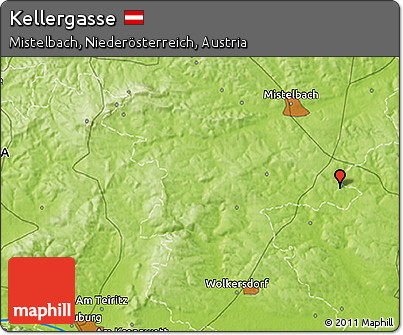 Physical 3D Map of Kellergasse