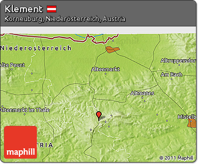 Physical 3D Map of Klement