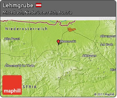 Physical 3D Map of Lehmgrube