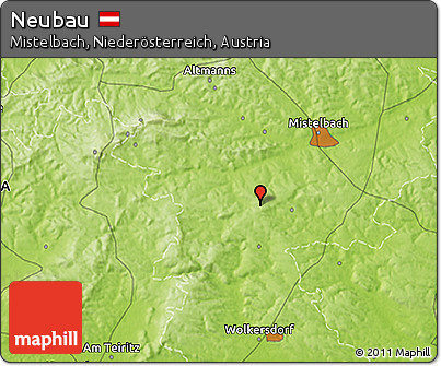 Physical 3D Map of Neubau