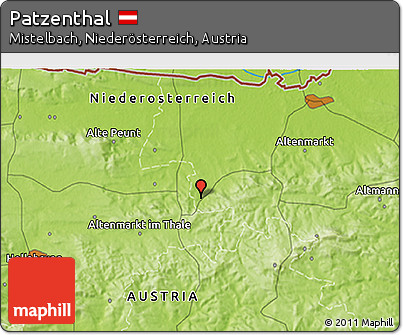 Physical 3D Map of Patzenthal