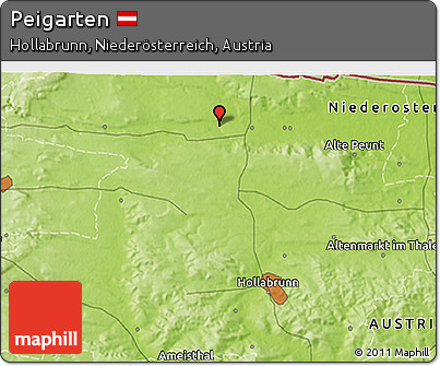 Physical 3D Map of Peigarten