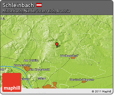 Physical 3D Map of Schleinbach