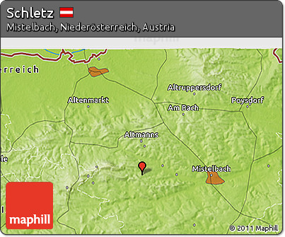 Physical 3D Map of Schletz