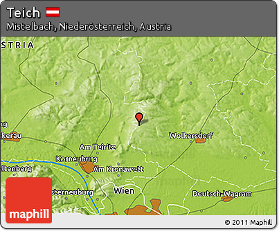 Physical 3D Map of Teich