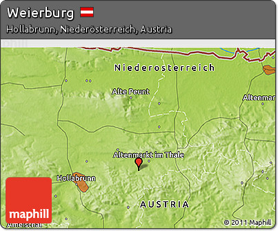 Physical 3D Map of Weierburg