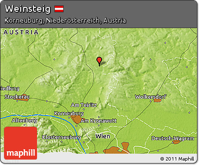 Physical 3D Map of Weinsteig
