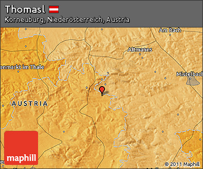 Political 3D Map of Thomasl