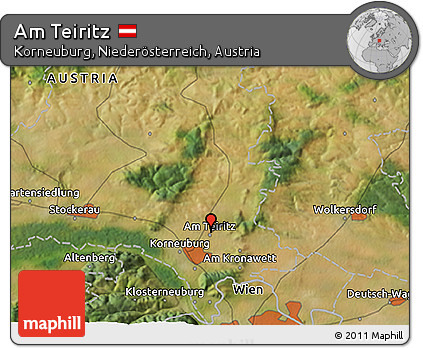 Satellite 3D Map of Am Teiritz