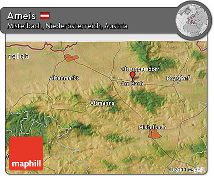 Satellite 3D Map of Ameis