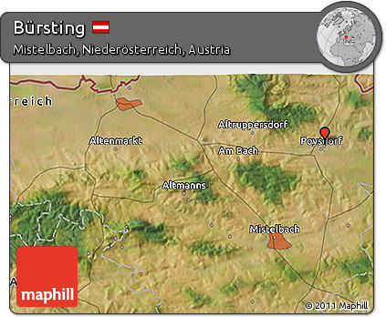 Satellite 3D Map of Bürsting