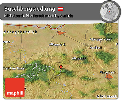 Satellite 3D Map of Buschbergsiedlung