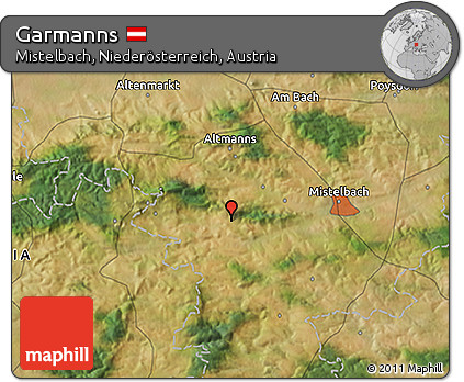 Satellite 3D Map of Garmanns