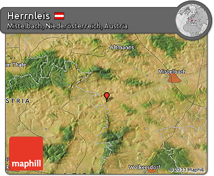Satellite 3D Map of Herrnleis