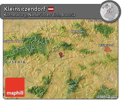 Satellite 3D Map of Kleinsitzendorf