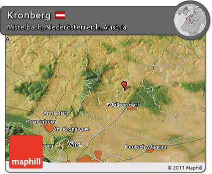 Satellite 3D Map of Kronberg