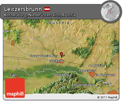 Satellite 3D Map of Leitzersbrunn
