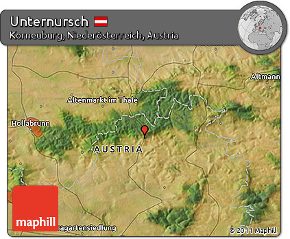 Satellite 3D Map of Unternursch