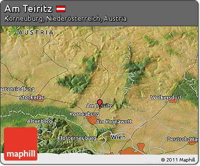 Satellite 3D Map of Am Teiritz