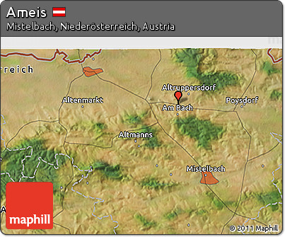 Satellite 3D Map of Ameis