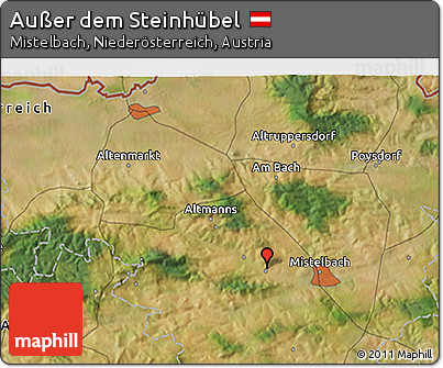Satellite 3D Map of Außer Dem Steinhübel