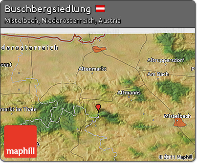 Satellite 3D Map of Buschbergsiedlung