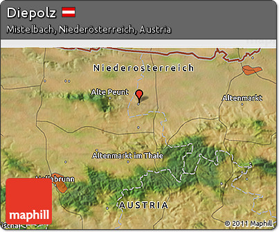 Satellite 3D Map of Diepolz