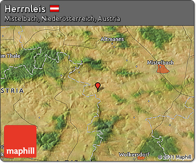 Satellite 3D Map of Herrnleis