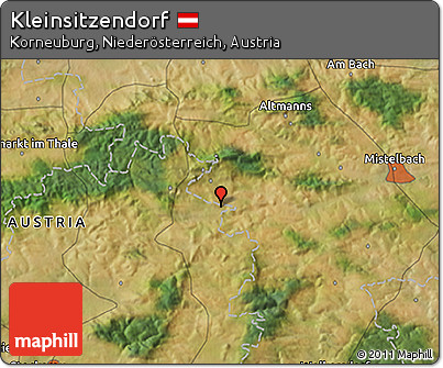 Satellite 3D Map of Kleinsitzendorf