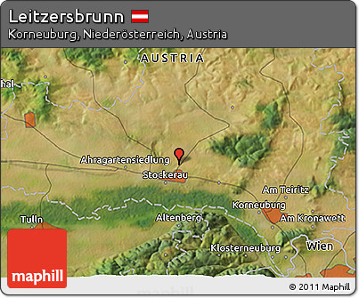Satellite 3D Map of Leitzersbrunn