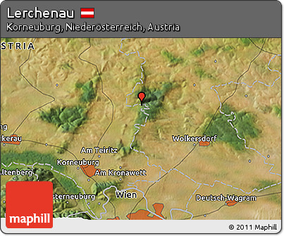 Satellite 3D Map of Lerchenau