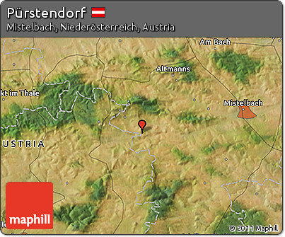 Satellite 3D Map of Pürstendorf