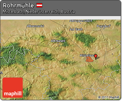 Satellite 3D Map of Rohrmühle