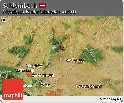 Satellite 3D Map of Schleinbach