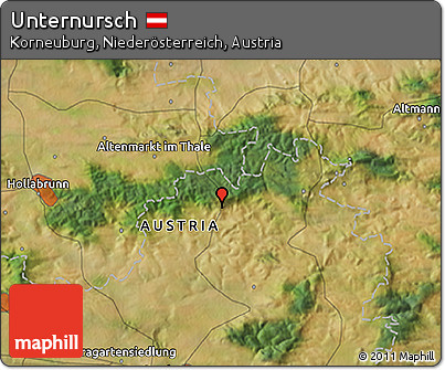 Satellite 3D Map of Unternursch