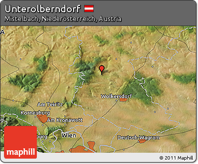 Satellite 3D Map of Unterolberndorf