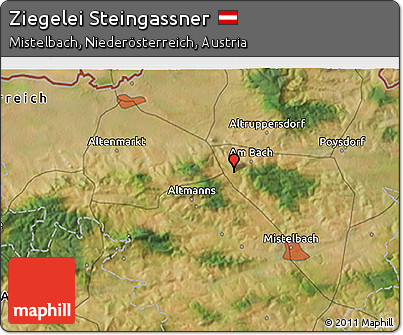 Satellite 3D Map of Ziegelei Steingassner