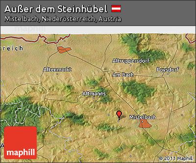 Satellite 3D Map of Außer Dem Steinhübel