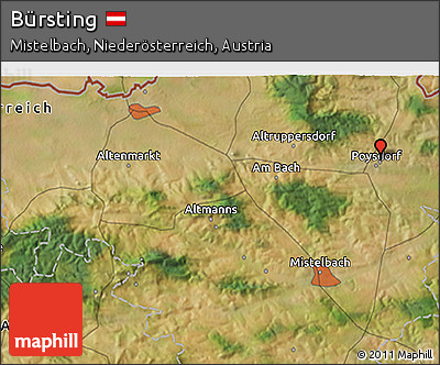 Satellite 3D Map of Bürsting