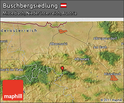 Satellite 3D Map of Buschbergsiedlung