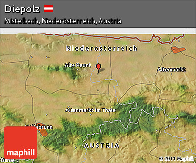 Satellite 3D Map of Diepolz