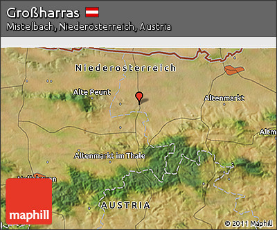 Satellite 3D Map of Großharras