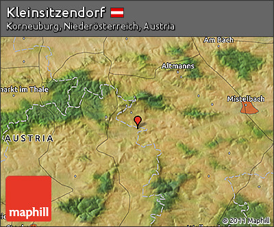Satellite 3D Map of Kleinsitzendorf
